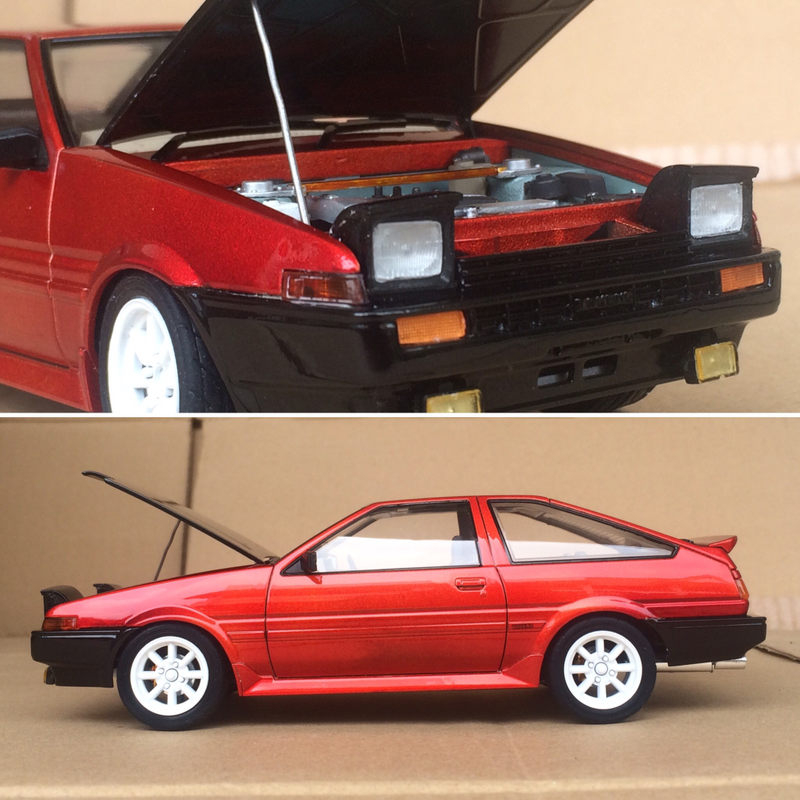 Illustration for article titled My 1/24 Toyota Ae86 Model Kit